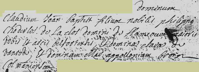 mariage Choderlos mariage Choderlos